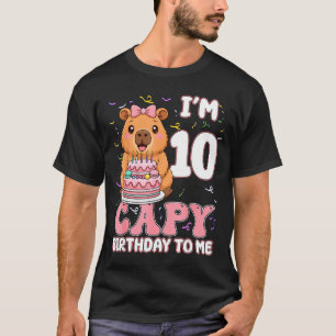 10 Years Old Capy Birthday To Me 10th Birthday Cap T-Shirt