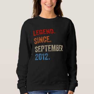 10 Years Old Legend Since September 2012 10th Bir Sweatshirt