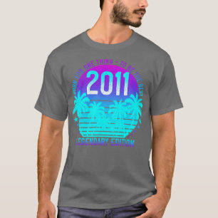 10 Years Old Vintage 2011 Birthday 10th Aesthetic T-Shirt