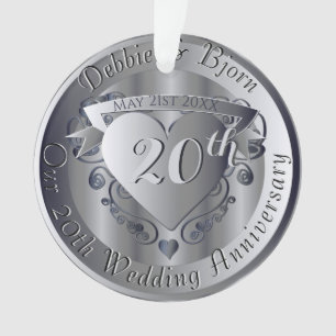 10e, 20e, 25e, 70e médaillon Mariage anniversaire