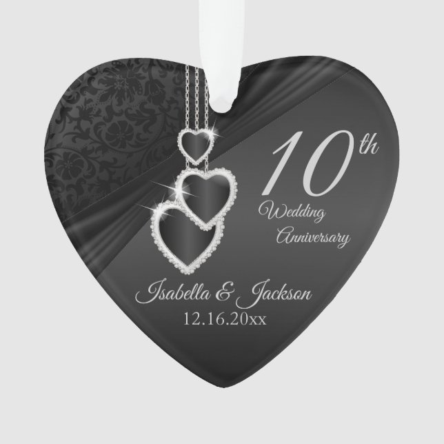 10e anniversaire du Mariage Onyx Conception de l'é (devant)