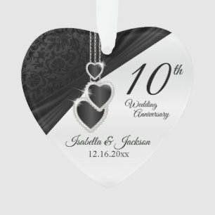 10e anniversaire du Mariage Onyx Conception de l'é
