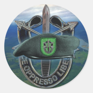 10e Sticker du groupe des forces spéciales Berets 