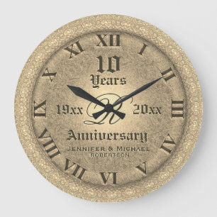 10ème Horloge d'anniversaire