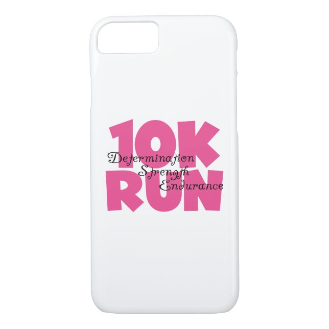 10K Run Pink Sports Running Case-Mate iPhone Case (Back)