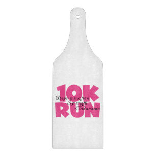 10K Run Pink Sports Running Cutting Board