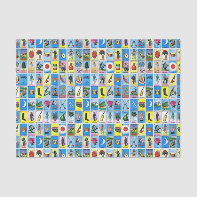 10lb Tissue Paper, LoteriaFest Paper (Front)