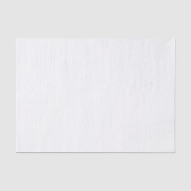10lb Tissue Paper, White Paper (Front)