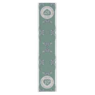 10th,11th,20th,25th,70th, Wedding Anniversary  Short Table Runner
