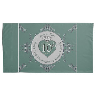 10th,11th,20th,25th Wedding Anniversary  Pillowcase