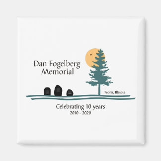 10th Anniversary Rocks Magnet