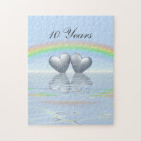 10th Anniversary Tin Hearts