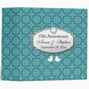 10th Anniversary Wedding Anniversary Z09 Binder