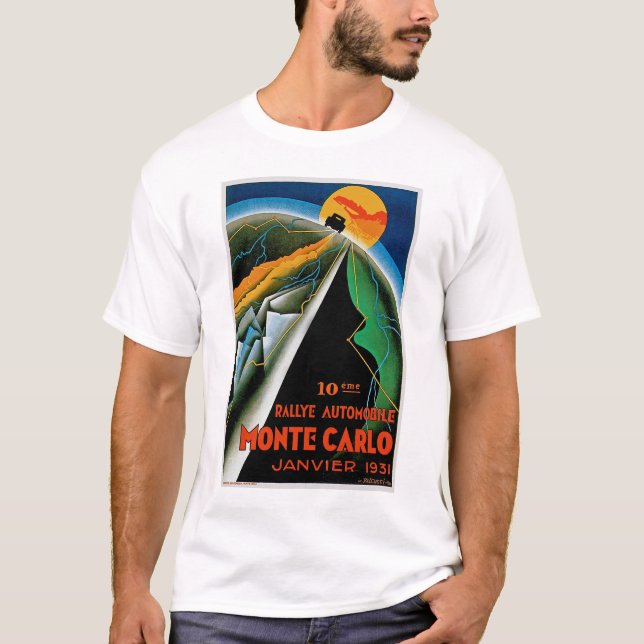 10th Automobile Rally de Monte Carlo T-Shirt (Front)