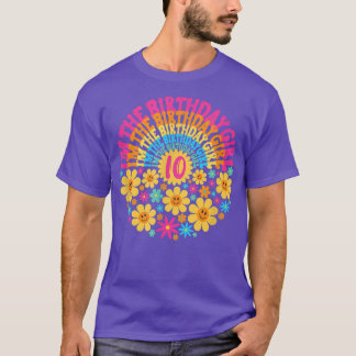 10th Birthday 10 I'm the Birthday Girl Design  T-Shirt