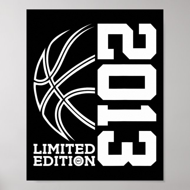 10th Birthday Basketball Limited Edition 2013 2 Poster (Front)