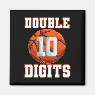 10th Birthday Boy Double Digits Sketll Birthday Ki Magnet