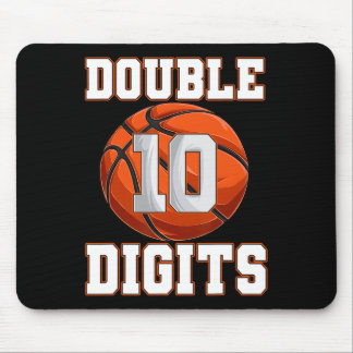10th Birthday Boy Double Digits Sketll Birthday Ki Mouse Pad