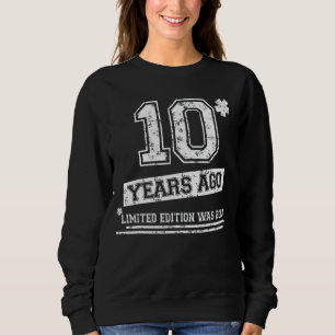 10th Birthday Boys & Girls Party   Children Sweatshirt
