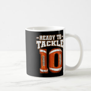 10th Birthday Football Coffee Mug