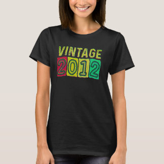 10th Birthday For Boys Girls Vintage 2012 Graphic T-Shirt