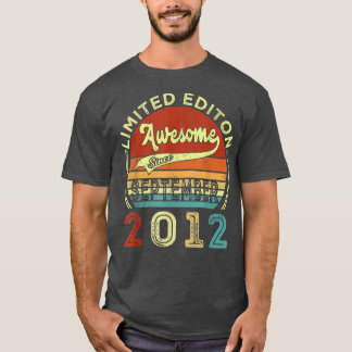 10th birthday Gift Awesome Since September 2012 10 T-Shirt