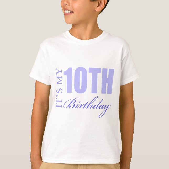 10th Birthday Gift Idea T-Shirt (Front)