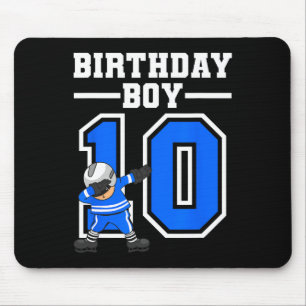 10th Birthday Gift Ten Vintage Hockey Birthday 10  Mouse Pad