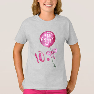 10th Birthday Girl, Anniversary Girls Gifts T-Shirt