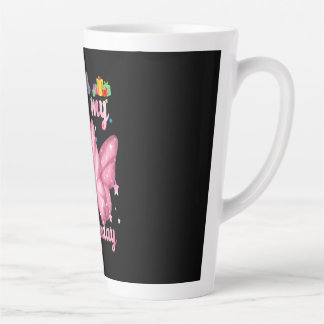 10th Birthday Girl Butterfly Princess Birthday Latte Mug