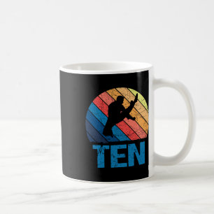 10th Birthday Karate Fighter 10 Year Old Girls Boy Coffee Mug