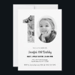 10th Birthday Number 10 Photo Collage Black White Invitation<br><div class="desc">Mark ten years of wonderful memories and adventures with this captivating 10th Birthday Number Photo Collage. This customizable template is the perfect blend of creativity and sentiment, allowing you to create a truly memorable gift for your loved one's special day. Capture the essence of incredible years in a single masterpiece...</div>