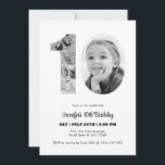 10th Birthday Number 10 Photo Collage Black White Invitation<br><div class="desc">Mark ten years of wonderful memories and adventures with this captivating 10th Birthday Number Photo Collage. This customizable template is the perfect blend of creativity and sentiment, allowing you to create a truly memorable gift for your loved one's special day. Capture the essence of incredible years in a single masterpiece...</div>