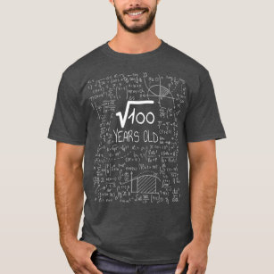10th Birthday Outfit Square Root of 100 10 Years T-Shirt
