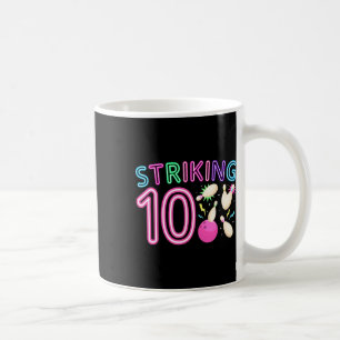 10th Birthday Party Bowling Girl 10 Year Old Bowli Coffee Mug