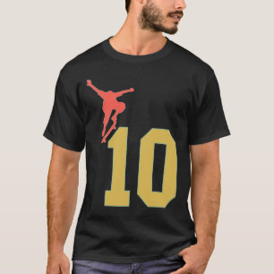 10th Birthday Skateboard Lovers Skater 10 Years Ol T-Shirt