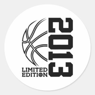 10th Birthday Sketll Limited Edition 2013 1 Classic Round Sticker