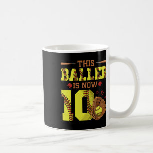 10th Birthday Softll This Ller Is Now Ten Girl 10 Coffee Mug