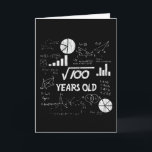 10th Birthday Square Root Math 10 Years Old Bday Card<br><div class="desc">Birthday Design For anyone who's horoscope say difficult & Stubborn But totally worth.Wear it with pride at work,  school gym perfect to pair with shorts,  leggings or jeans for a casual yet trendy Look</div>
