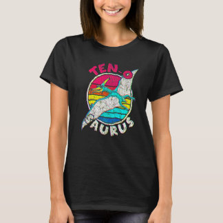10th Birthday Ten O Saurus I Pterodactylus I Famil T-Shirt