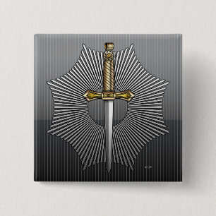 10th Degree: Master Elect 2 Inch Square Button