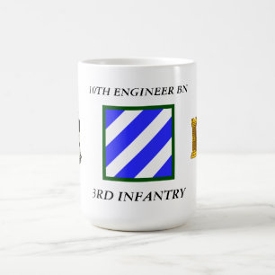 10TH ENGINEER BN 3RD INFANTRY DIVISION COFFEE MUG
