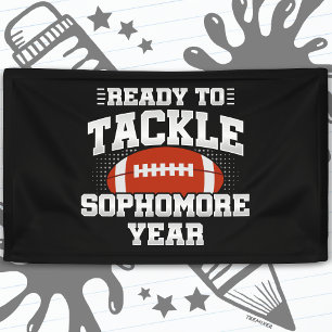 10th Grade Football Ready To Tackle Back to School Banner