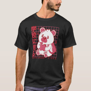 10th Grade Vibes Back to School Teddy Bear Japanes T-Shirt