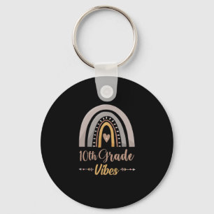 10th Grade Vibes Tenth Grade Back to School Keychain