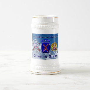 10th Mountain Division Beer Stein
