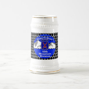 10th Mountain Division Beer Stein