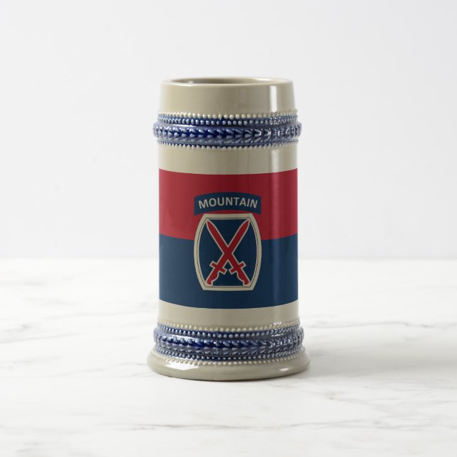 10th Mountain Division Beer Stein (Center)