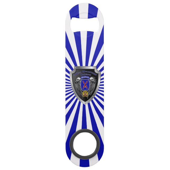 10th Mountain Division “Climb To Glory” Bar Key (Front)