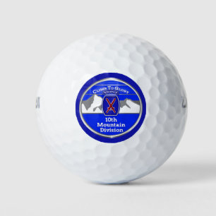 10th Mountain Division “Climb To Glory” Golf Balls